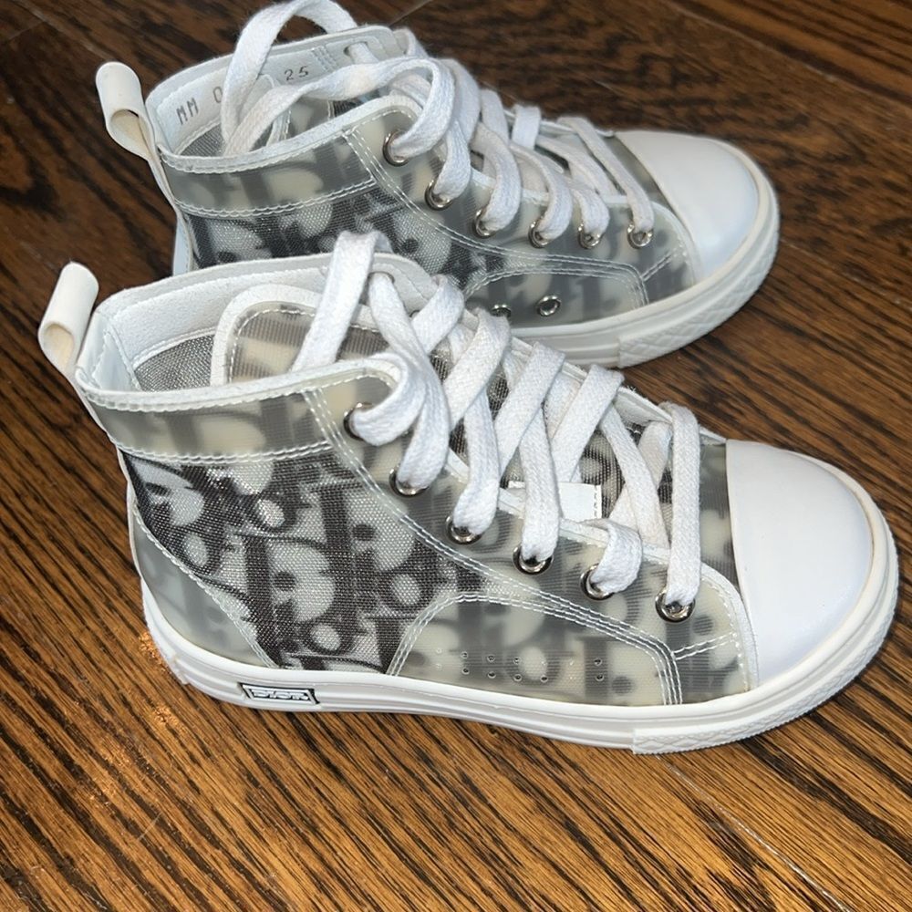 DIOR KIDS B23 HIGH TOP SNEAKER 25 - Picture 6 of 12